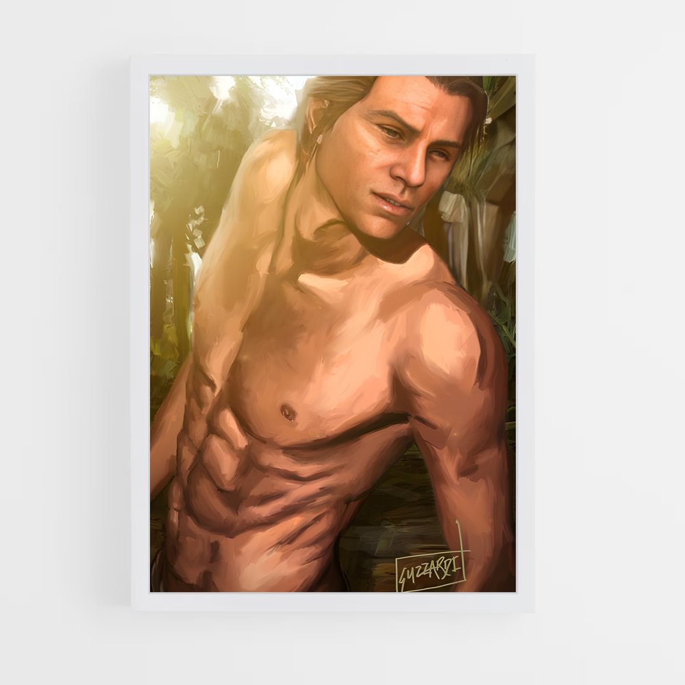 Poster Connor dans la Jungle – affiche Assassin's Creed (vue 3)